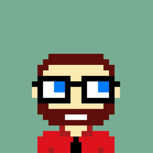 A pixelated headshot of Pete.